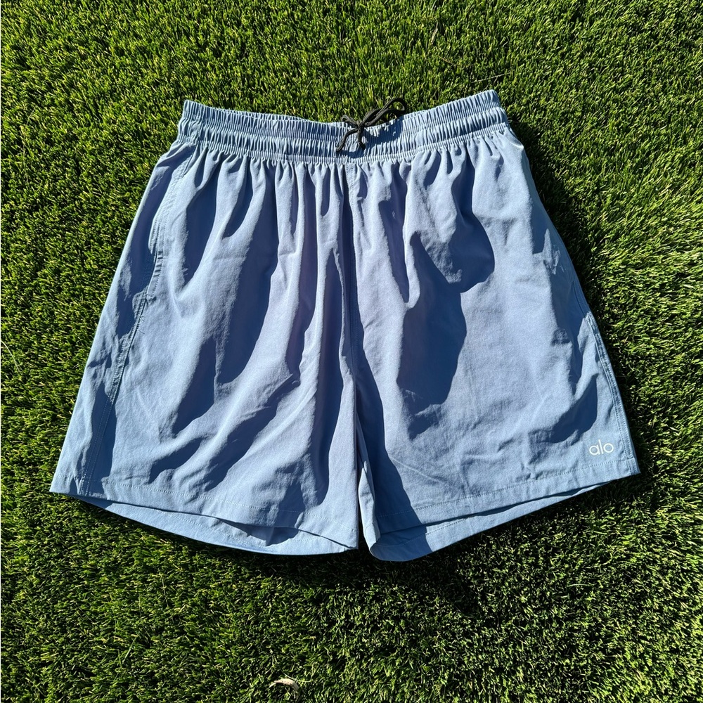 ALO Yoga Blue Athletic Shorts
